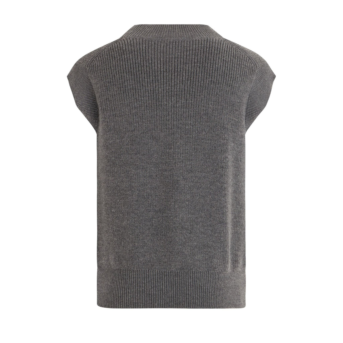 Gilet Maglia Grigio Melange Gilet Maglia Paolo Pecora