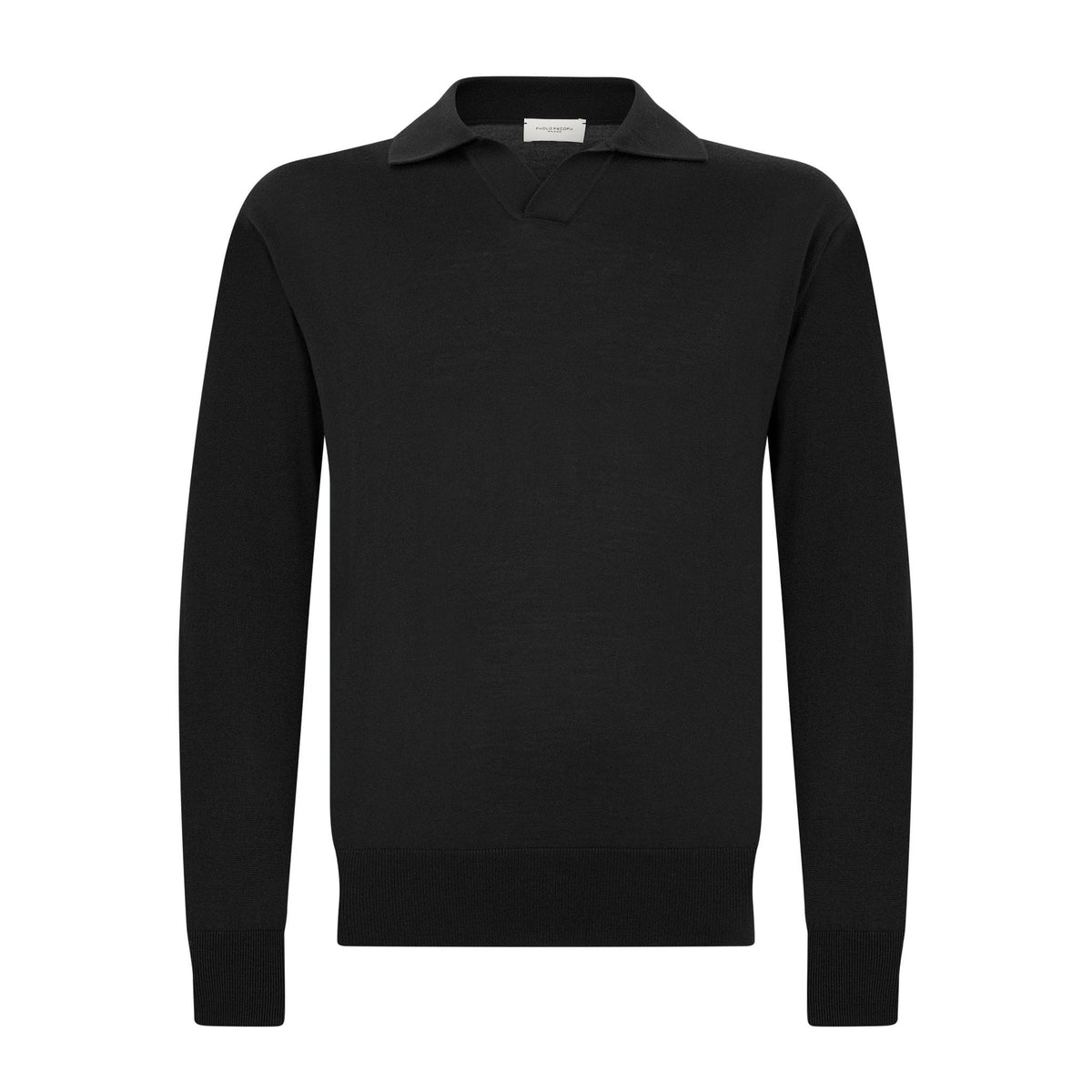 Maglia A Polo Nero Maglia A Polo Paolo Pecora