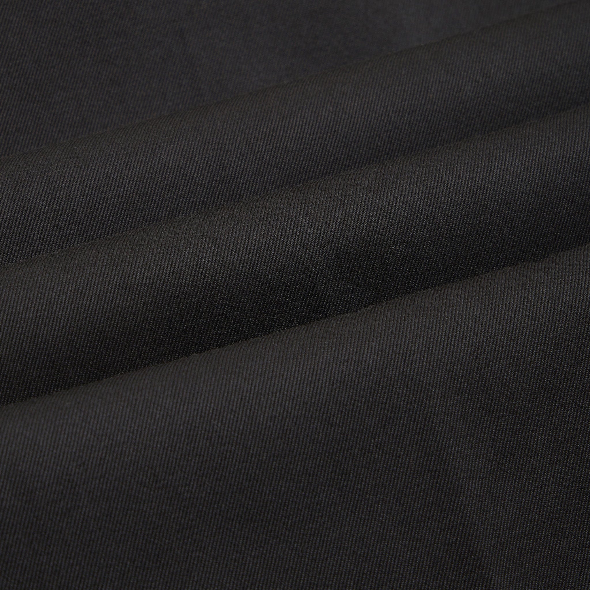 Pantalone Chino Loose Fit in Cotone e Lyocell Nero Pantalone Tessuto Paolo Pecora