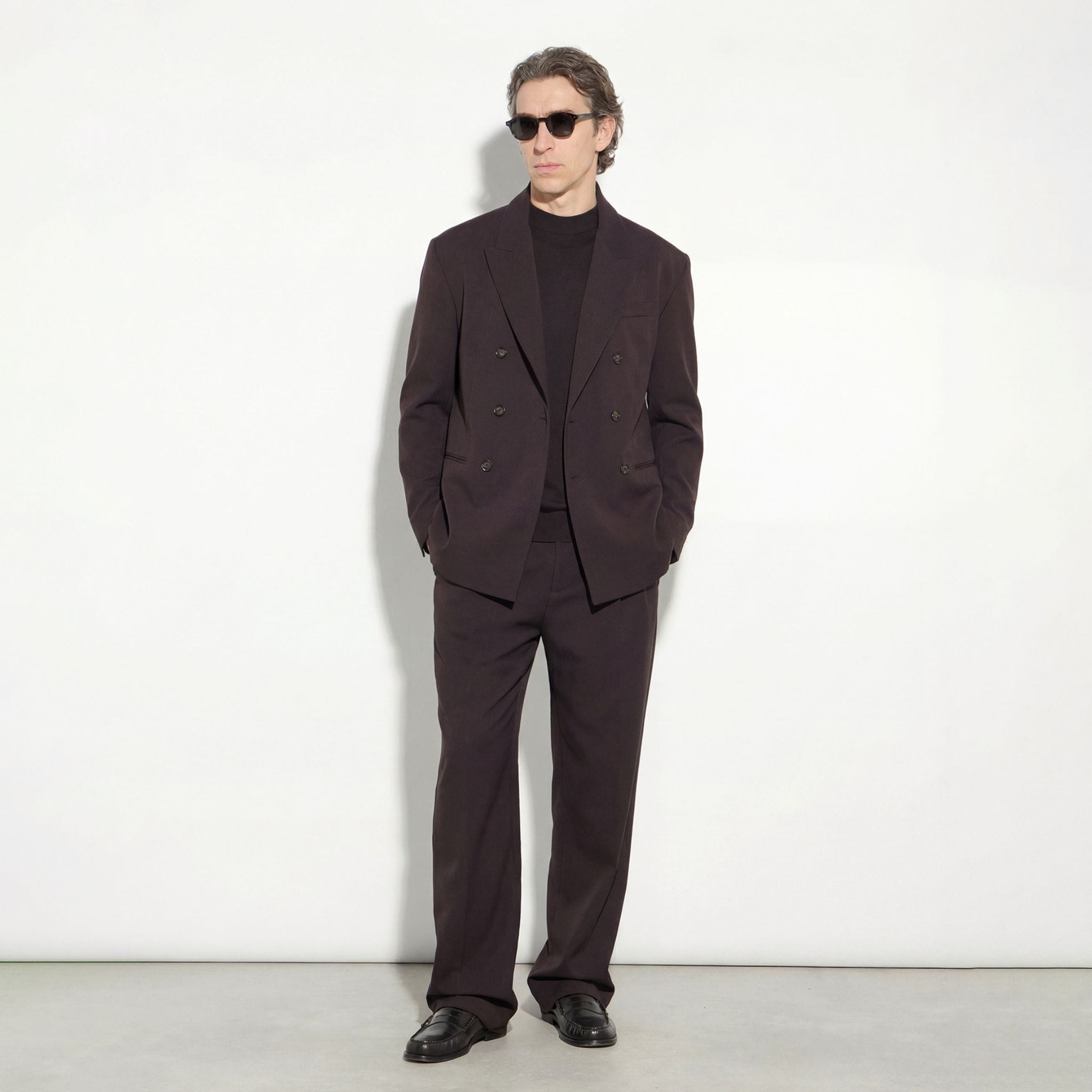 Pantalone Tessuto Marrone Pantalone Tessuto Paolo Pecora