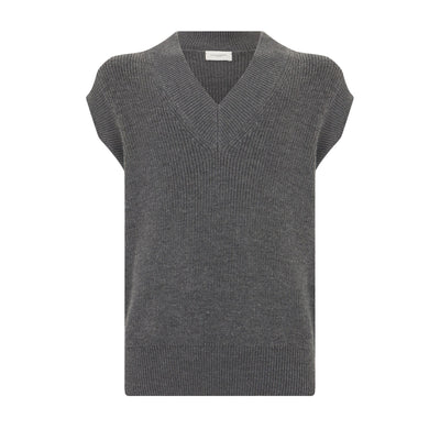 Gilet Maglia Grigio Melange Gilet Maglia Paolo Pecora