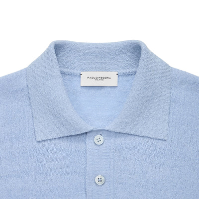 Maglia A Polo Azzurro Maglia A Polo Paolo Pecora
