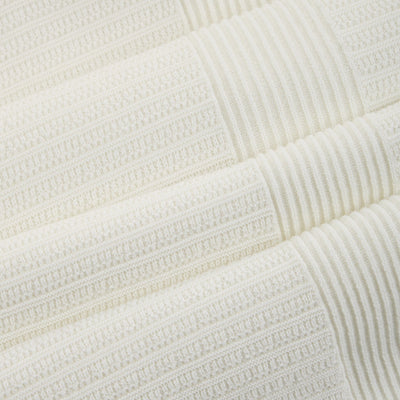 Maglia a Polo in Cotone a Trama Strutturata Panna Maglia A Polo Paolo Pecora