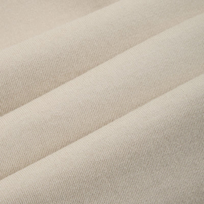 Maglia a Polo Loose Fit con Collo Aperto in Cotone Beige Maglia A Polo Paolo Pecora
