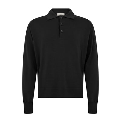 Maglia A Polo Nero Maglia A Polo Paolo Pecora