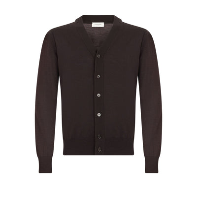 Maglia Cardigan Marrone Maglia Cardigan Paolo Pecora