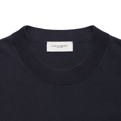 Maglia Girocollo Blu Maglia Girocollo Paolo Pecora