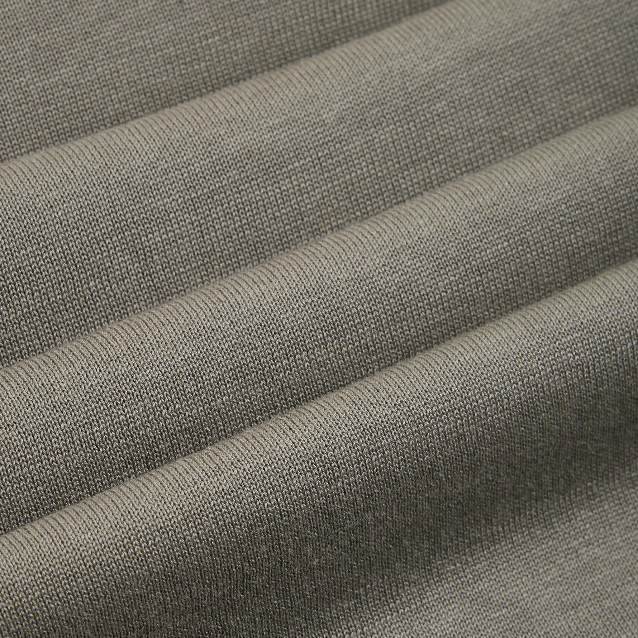 Maglia Girocollo in Seta Cotone Militare Maglia Girocollo Paolo Pecora