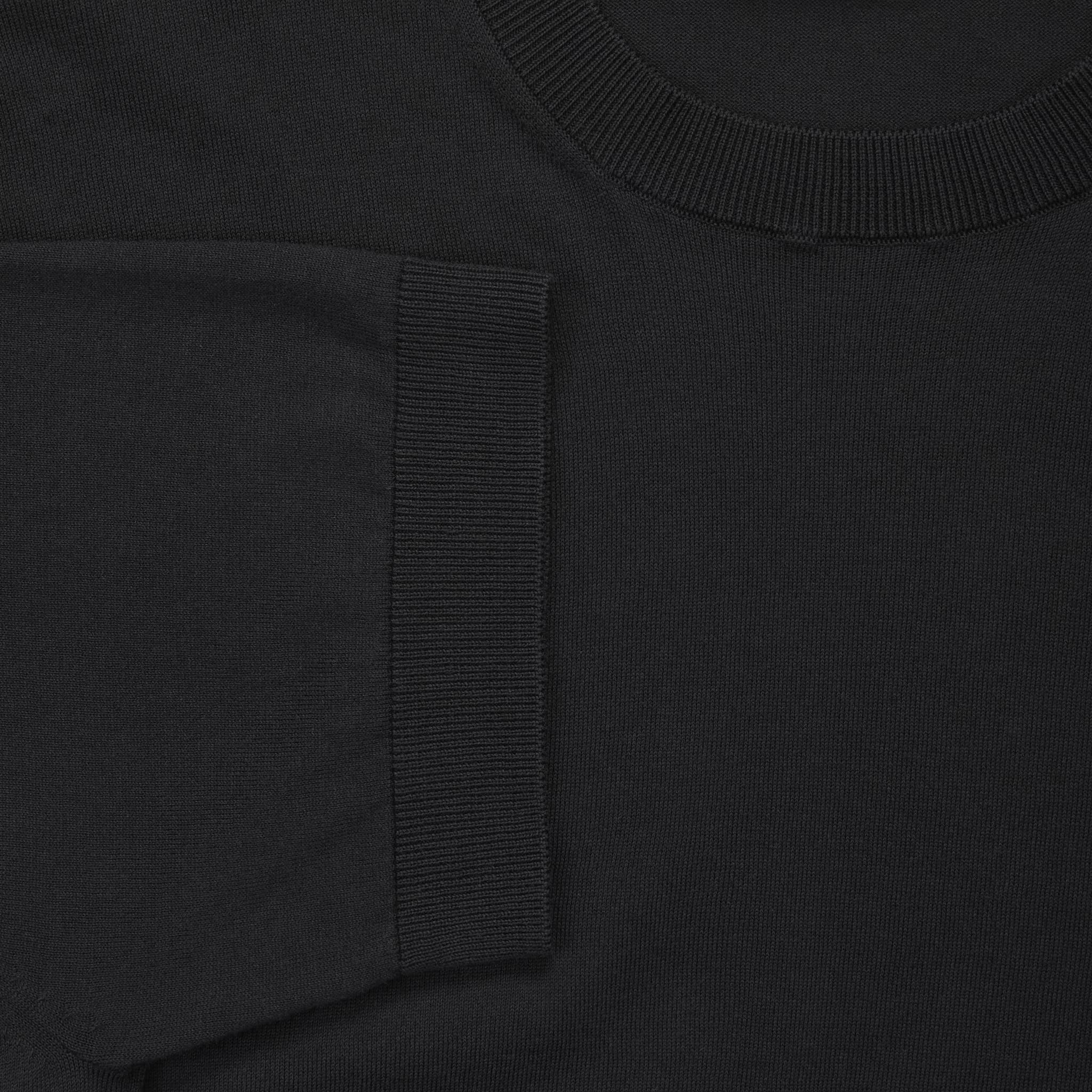 Maglia Girocollo Nero Maglia Girocollo Paolo Pecora