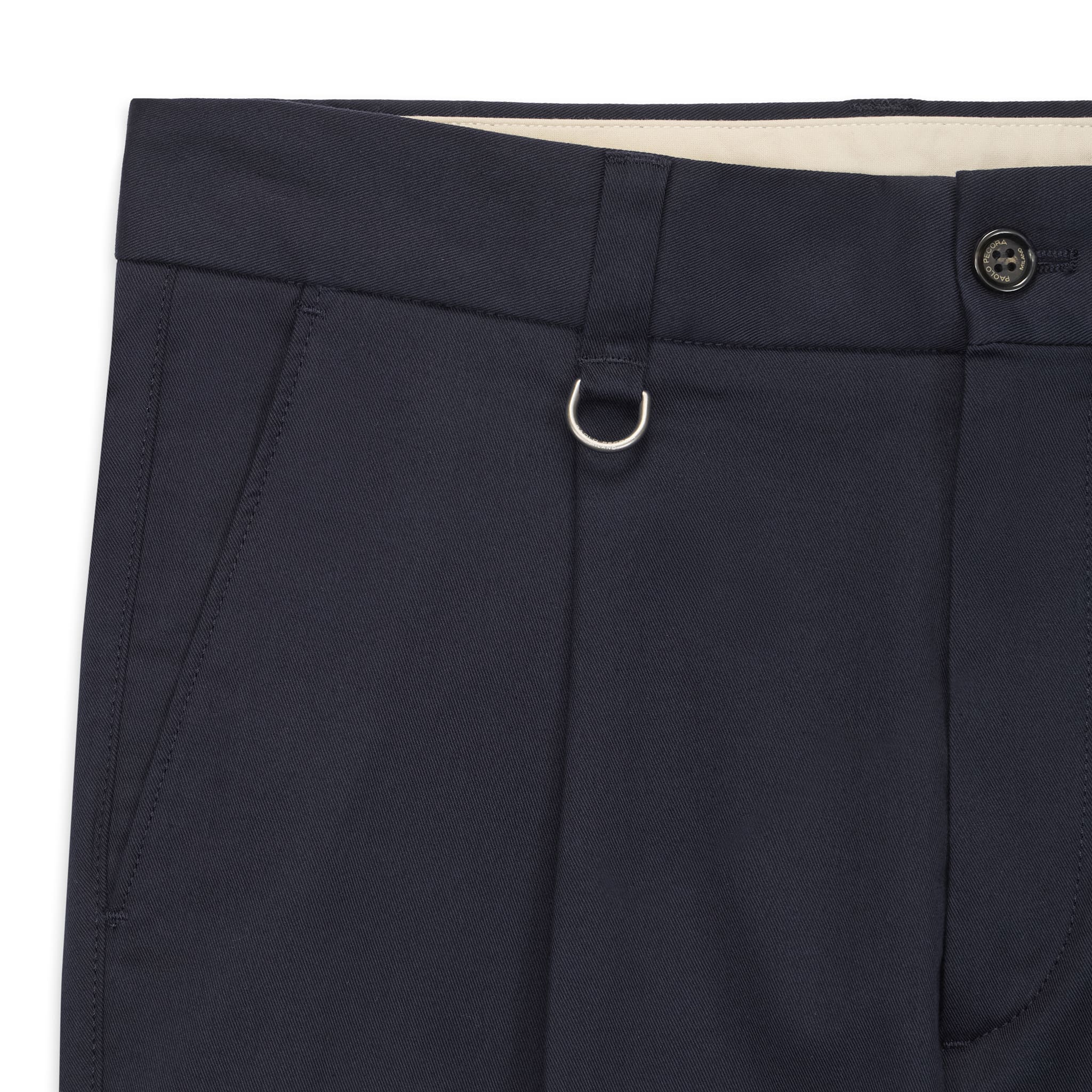 Pantalone Tessuto Blu Pantalone Tessuto Paolo Pecora