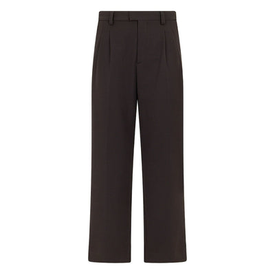 Pantalone Tessuto Marrone Pantalone Tessuto Paolo Pecora