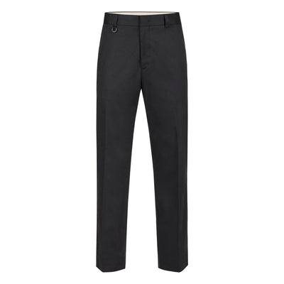 Pantalone Tessuto Nero Pantalone Tessuto Paolo Pecora