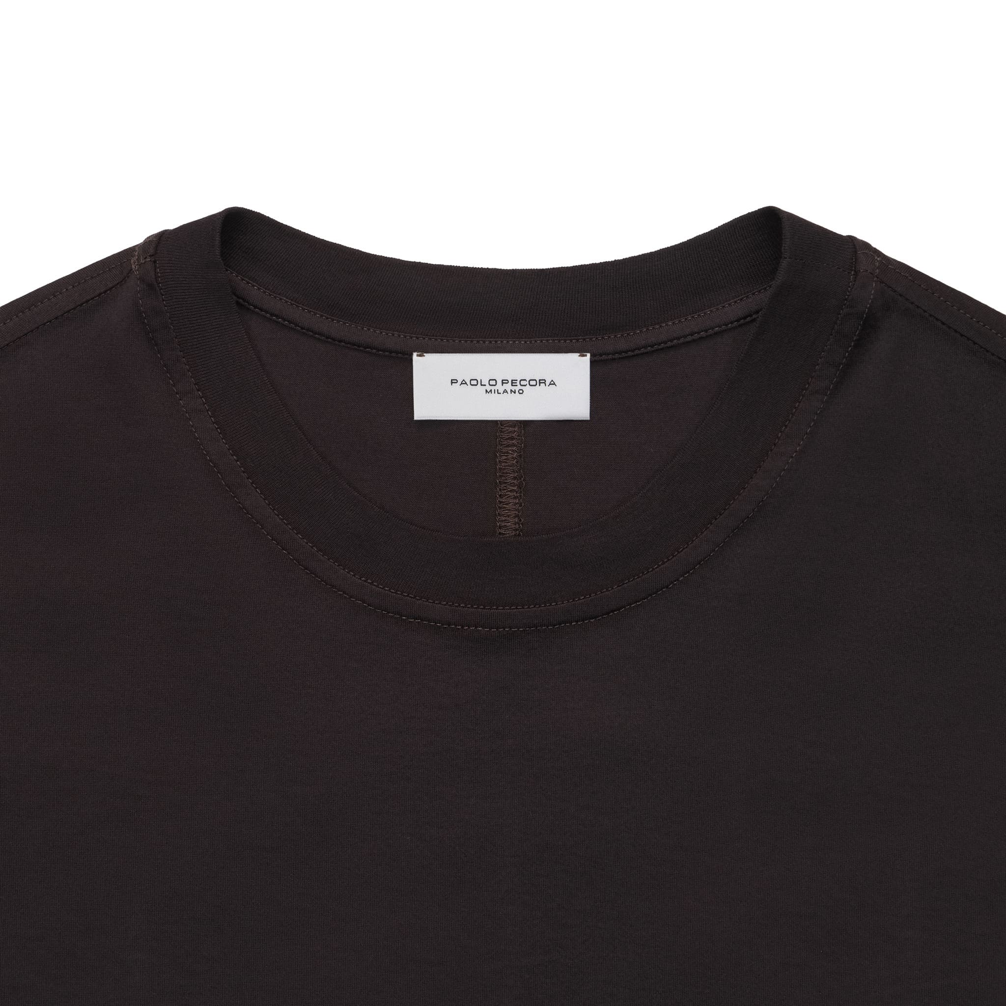 T-Shirt Jersey Marrone T-Shirt Jersey Paolo Pecora