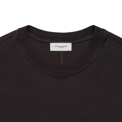 T-Shirt Jersey Marrone T-Shirt Jersey Paolo Pecora
